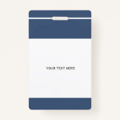 Individuelle Name und Foto Uni Lehrer ID Ausweis (Rückseite)