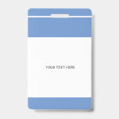 Individuelle Name und Foto Uni Lehrer ID Ausweis (Rückseite)