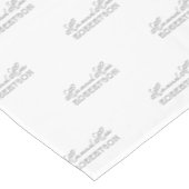 Individuelle Name und Frau Hochzeitsparer Tischdecke (Schrägansicht)