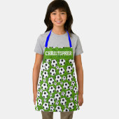 Individuelle Name- und Fußball-Kinder Schürze (Insitu)