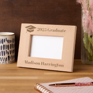 Individuelle Name und Jahr Abschluss Geätzte Rahmen