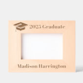 Individuelle Name und Jahr Abschluss Geätzte Rahmen (Vorderseite)