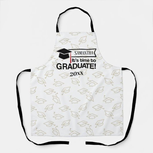 Individuelle Name und Jahr Abschluss Geschenk Schürze (Vorderseite)
