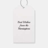 Individuelle Name und Jahr Abschluss Geschenkanhänger (Rückseite)