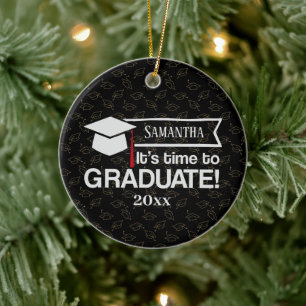 Individuelle Name und Jahr Abschluss Keramik Ornament