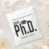 Individuelle Name und Jahr Doktortitel Geschenktütchen (Ausgeschnitten)