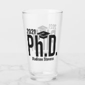 Individuelle Name und Jahr Doktortitel Glas (Rückseite)