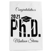 individuelle Name und Jahr Doktortitel Mittlere Geschenktüte (Vorderseite)