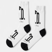 Individuelle Name und Jahr Doktortitel Socken (Linkes Detail)