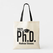 Individuelle Name und Jahr Doktortitel Tragetasche (Rückseite)