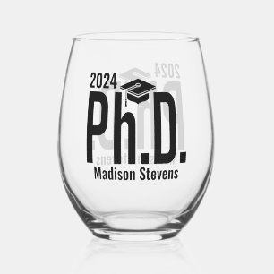 Individuelle Name und Jahr Doktortitel Weinglas Ohne Stiel
