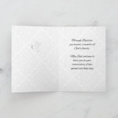 Individuelle Name und Jahr Taufe zum dritten Jahre Karte (Innenseite)