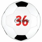 Individuelle Name und Jersey Number Kids Fußball (Vorderseite)