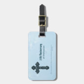 Individuelle Name und Jubiläumsjahr Ordination, Pr Gepäckanhänger (Vorderseite vertikal)