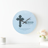 individuelle Name und Jubiläumsjahr Ordination, Pr Große Wanduhr (Zuhause)