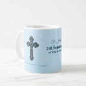 Individuelle Name und Jubiläumsjahr Ordination, Pr Kaffeetasse (Vorderseite Links)