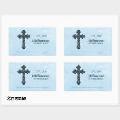 Individuelle Name und Jubiläumsjahr Ordination, Pr Rechteckiger Aufkleber (Blatt)