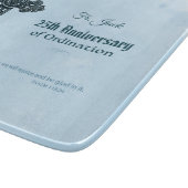 Individuelle Name und Jubiläumsjahr Ordination, Pr Schneidebrett (Ecke)