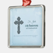 Individuelle Name und Jubiläumsjahr Ordination, Pr Silbernes Ornament (Links)