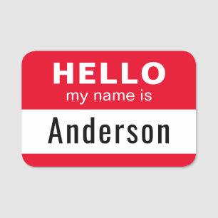 Individuelle Name und können die Farbnamenstafel b Namensschild
