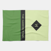 Individuelle Name und Küchenhandtuch Geschirrtuch (Horizontal)