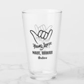 Individuelle Name und Lage Shaka Glas (Rückseite)