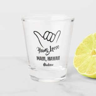 Individuelle Name und Lage Shaka Schnapsglas