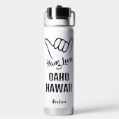 Individuelle Name und Lage Shaka Trinkflasche (Hinten)
