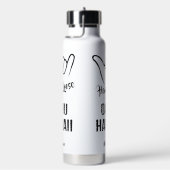 Individuelle Name und Lage Shaka Trinkflasche (rechts)