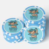 Individuelle Name und Lage Surf Shaka Pokerchips (Stapel)