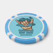 Individuelle Name und Lage Surf Shaka Pokerchips (Einzeln)