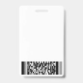 Individuelle Name- und Logoschule Campus Besucherp Ausweis (Back)