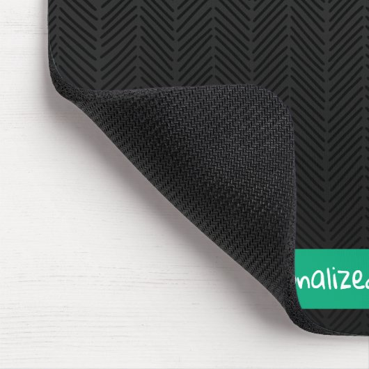 Individuelle Name und Meldung Personalisiert Moder Mousepad (Ecke)