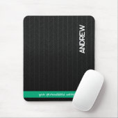 Individuelle Name und Meldung Personalisiert Moder Mousepad (Mit Mouse)