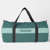 Individuelle Name und Monogramm Duffle Bag (Vorderseite)