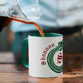 Individuelle Name und Monogramm im keltischen Stil Tasse