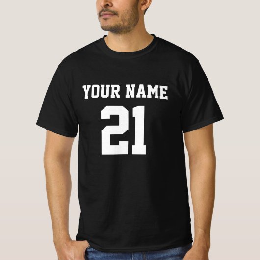 Individuelle Name und Nummer Fußball T-Shirt (Vorderseite)