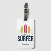 Individuelle Name und Standortsuche Gepäckanhänger (Vorderseite Vertikal)