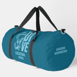 Individuelle Name und Tauchgebiet Duffle Bag