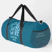Individuelle Name und Tauchgebiet Duffle Bag (Rechte Ecke)