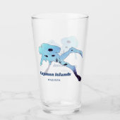 Individuelle Name und Tauchgebiet Glas (Vorderseite)