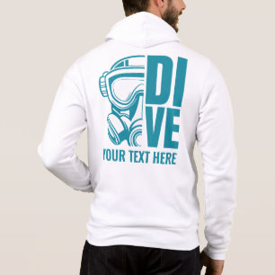 Individuelle Name und Tauchgebiet Hoodie