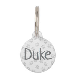 Individuelle Name- und Telefonnummer Pasten Print  Haustiermarke