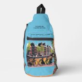 Individuelle Name und Text Amsterdam Crossbody Bag (Vorderseite)