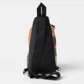 Individuelle Name und Text Amsterdam Crossbody Bag (Rückseite)