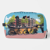 Individuelle Name und Text Amsterdam Waschbeutel (Vorderseite)