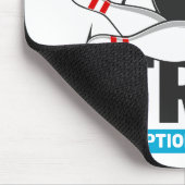 Individuelle Name- und Text-Bowling-Stoß Mousepad (Ecke)