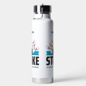 Individuelle Name- und Text-Bowling-Stoß Trinkflasche (rechts)