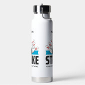 Individuelle Name- und Text-Bowling-Stoß Trinkflasche (Links)