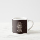 Individuelle Name und Text Buddha Zitat Espressotasse (Rechts)